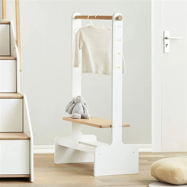 Wooden Clothes Rack For Kids high quality