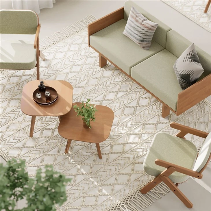 Wooden Sofa Designs 2 Seater factory