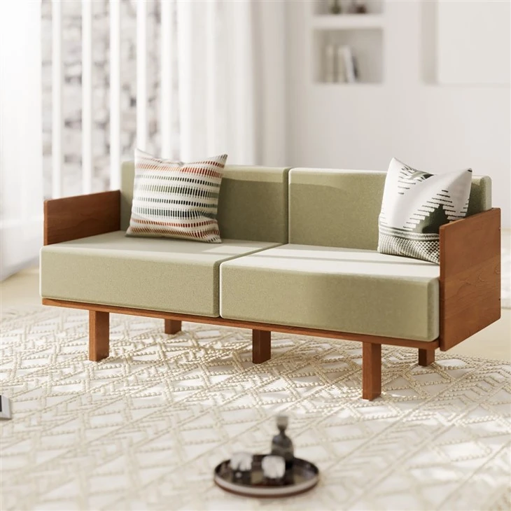 Wooden Sofa Designs 2 Seater high quality