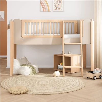 Hochbett für Kinder mit Schreibtisch
