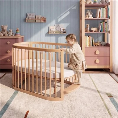 Ovales Kinderbett für Baby