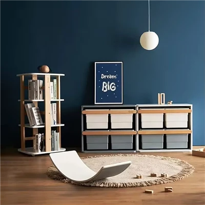 Kinderzimmer-Aufbewahrungsschrank aus Holz