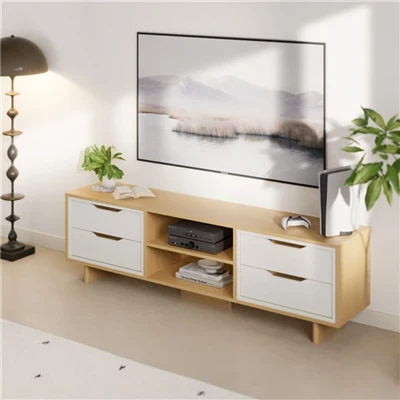 TV-Ständer aus Holz für das Wohnzimmer